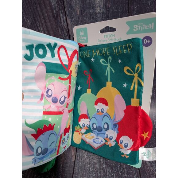 Disney Baby - Stitch On-The-Go Soft Book - Nursery Soft Book - Christmas Holiday - Picture 4 of 5